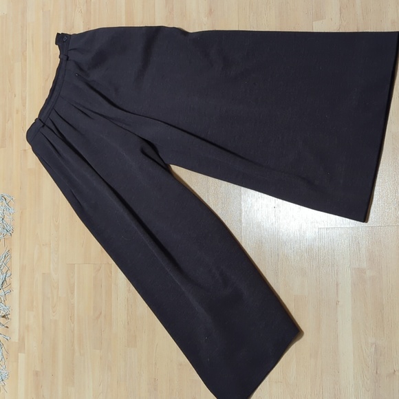 YSL wide-legged wool dark gray pants - Picture 2 of 5